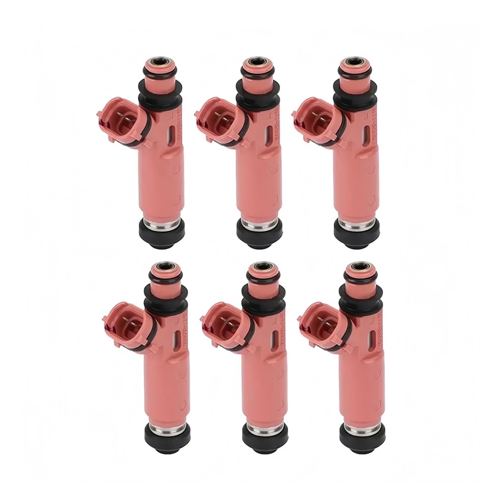6PCS Fuel Injector Set 195500-4140, Compatible for Mitsubishi Pajero Sport Edition 6G72 3.0 Model