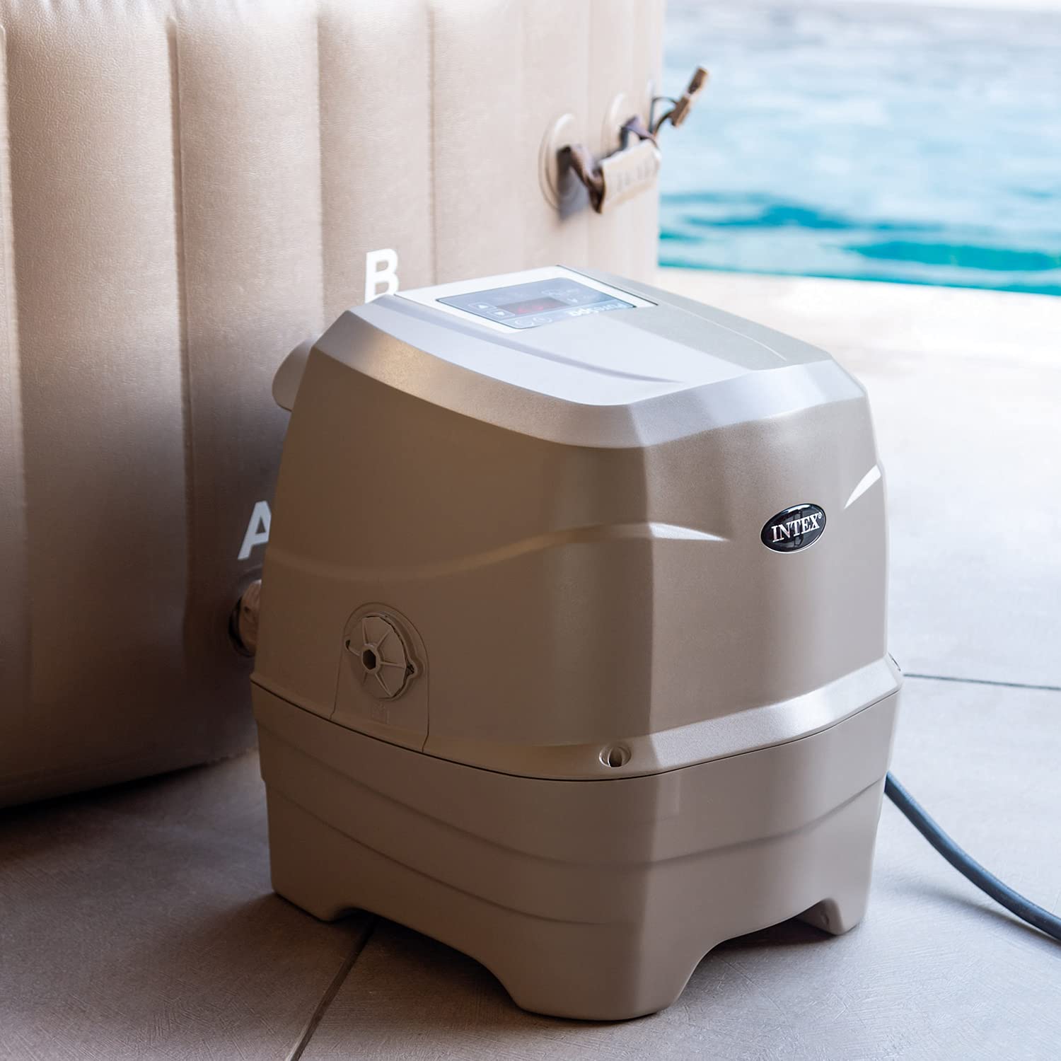 Intex Whirlpool, Beige, Ø 196 x 71 cm