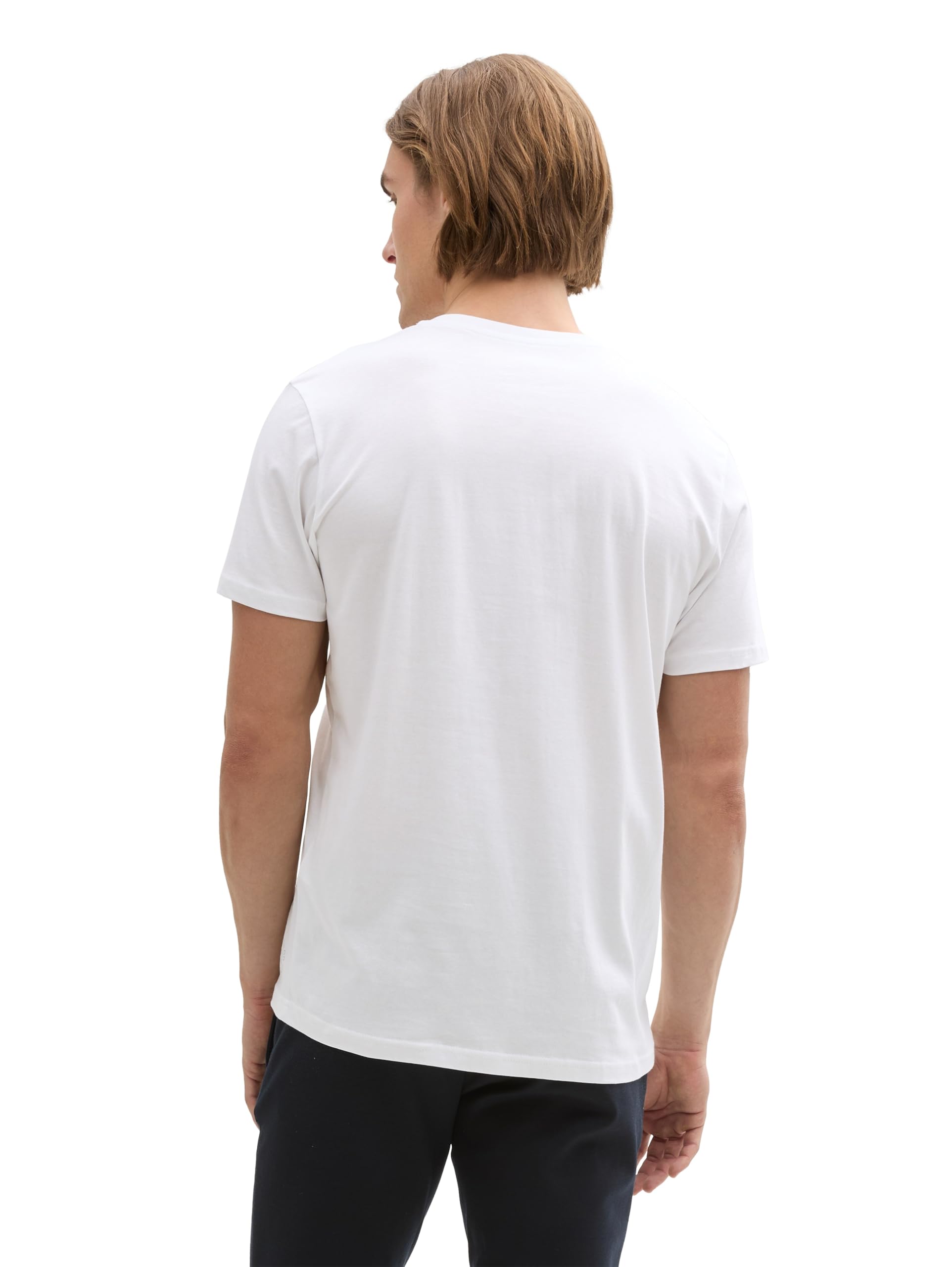 TOM TAILOR Herren Doppelpack T-Shirt mit V-Ausschnitt