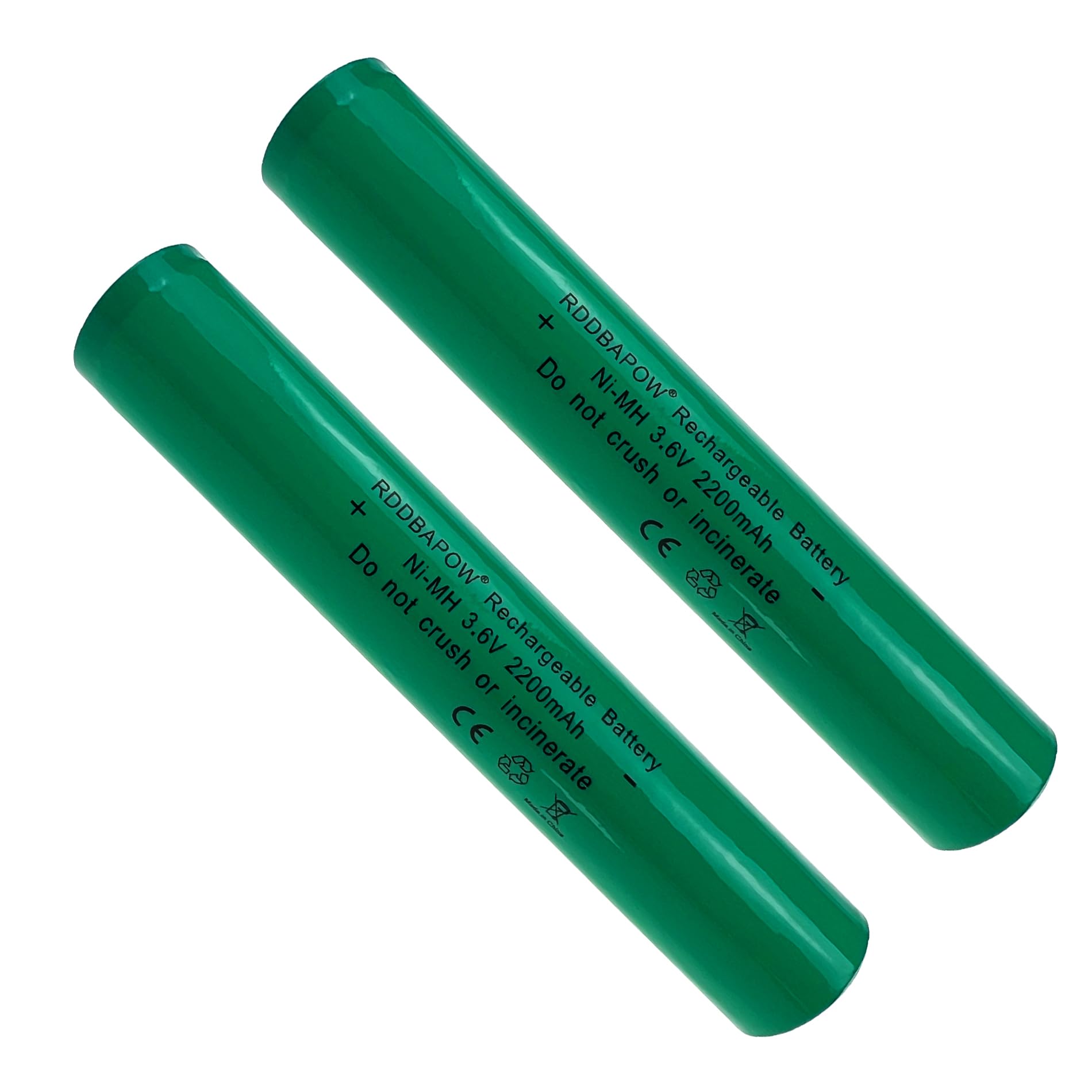 Amazon.com: 3.6V 2200mAh Ni-MH 75175 Rechargeable Batteries