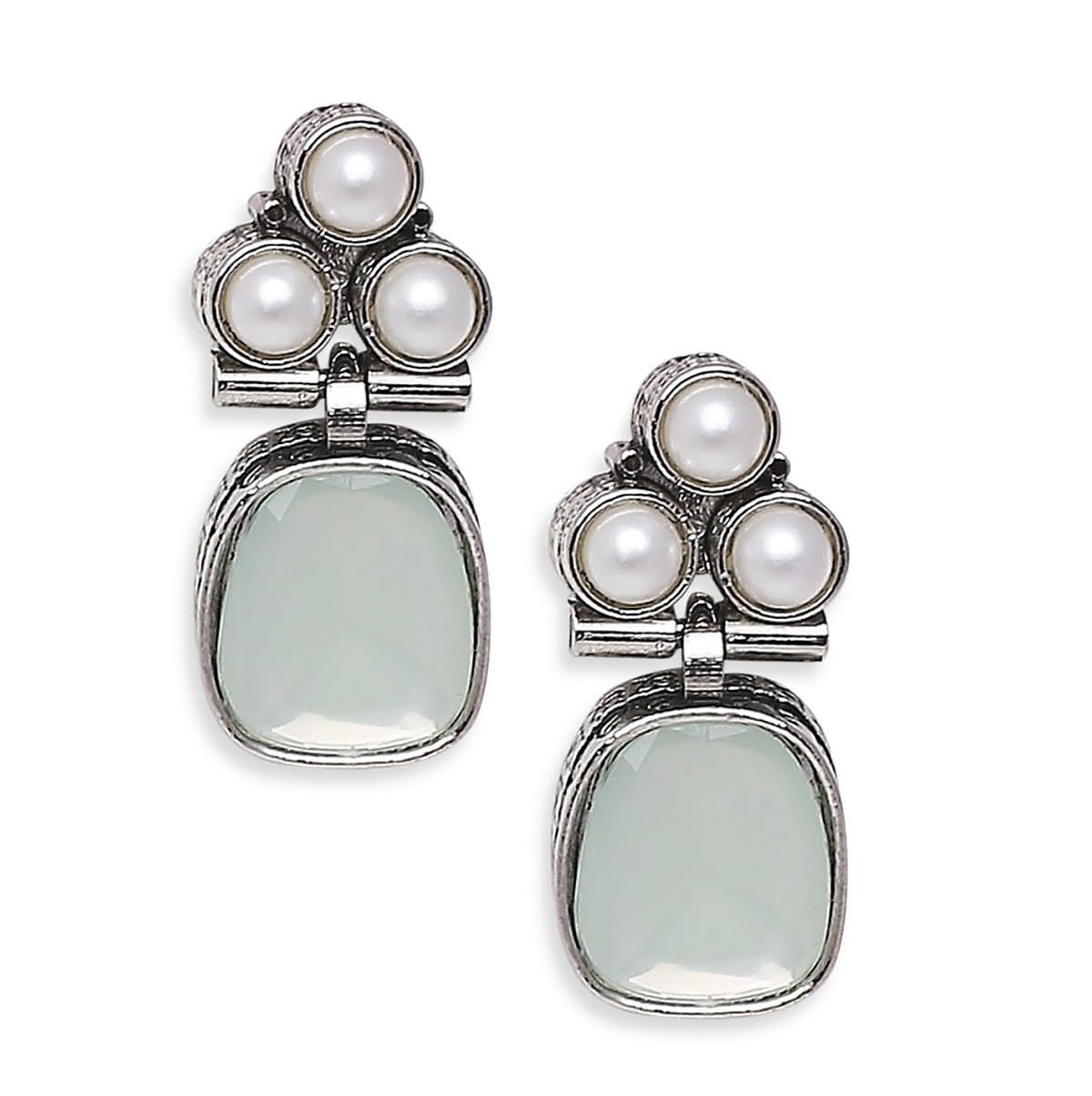 See full amazon price history chart for OOMPH Jewellery Oxidised Silver Small Ethnic Drop Earrings - Mint Green Opal MoonStone - For Women & Girls Stylish Latest (ECK194_AOR1) OOMPH Jewellery Oxidised Silver Small Ethnic Drop Earrings - Mint Green Opal MoonStone - For Women & Girls Stylish Latest (ECK194_AOR1) (B0CC5QPW13) Amazon Price History, Amazon Price Tracker