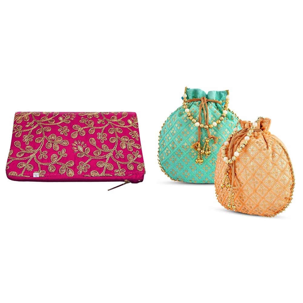 heart home Kuber Hand Purse | Potli-picture-29