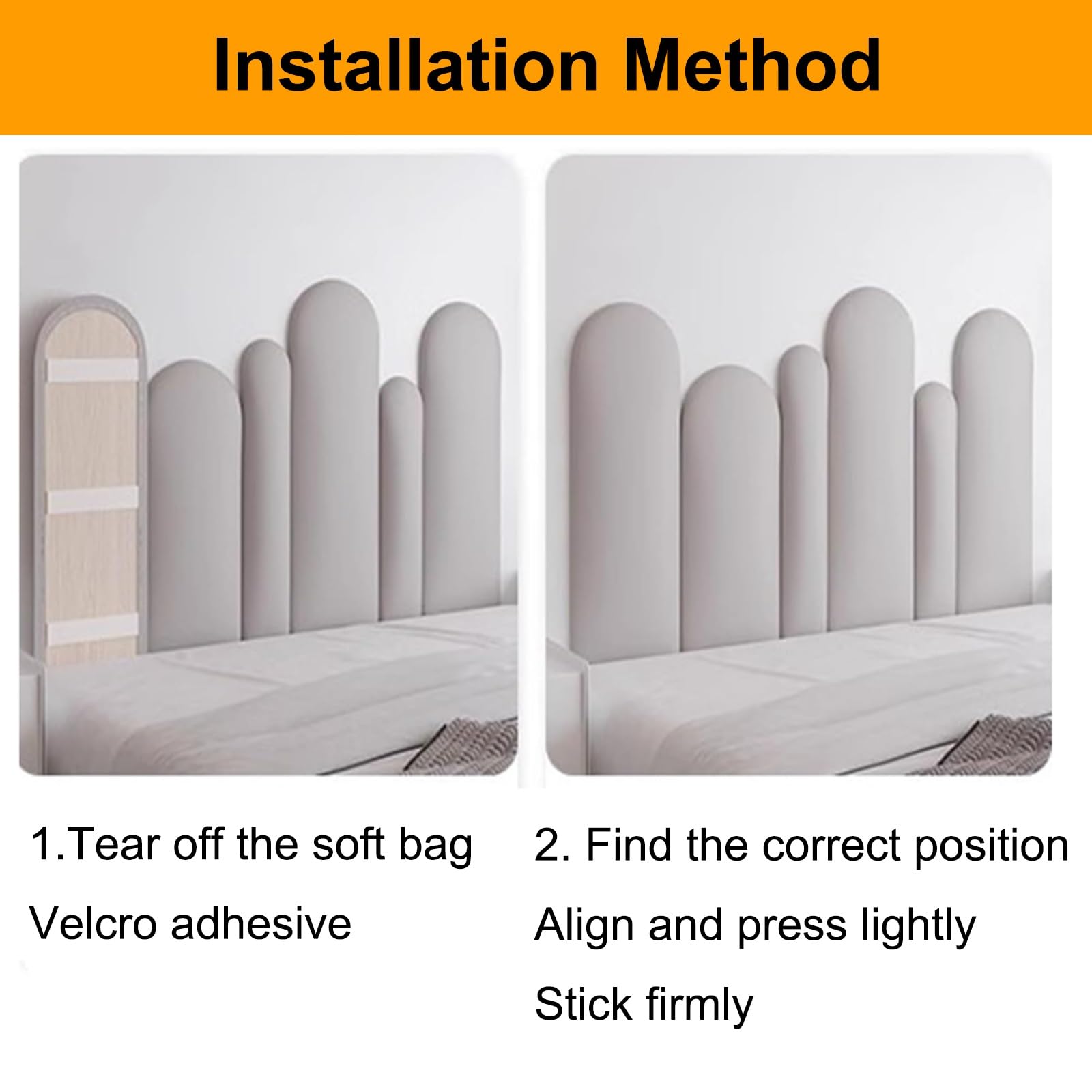 Revestimiento de Pared, Paneles de Revestimiento de Pared anticolisión, protección de Pared tapizada en PU Impermeable para niños, Revestimiento de Pared Decorativo marrón (120x80cm) - Decor