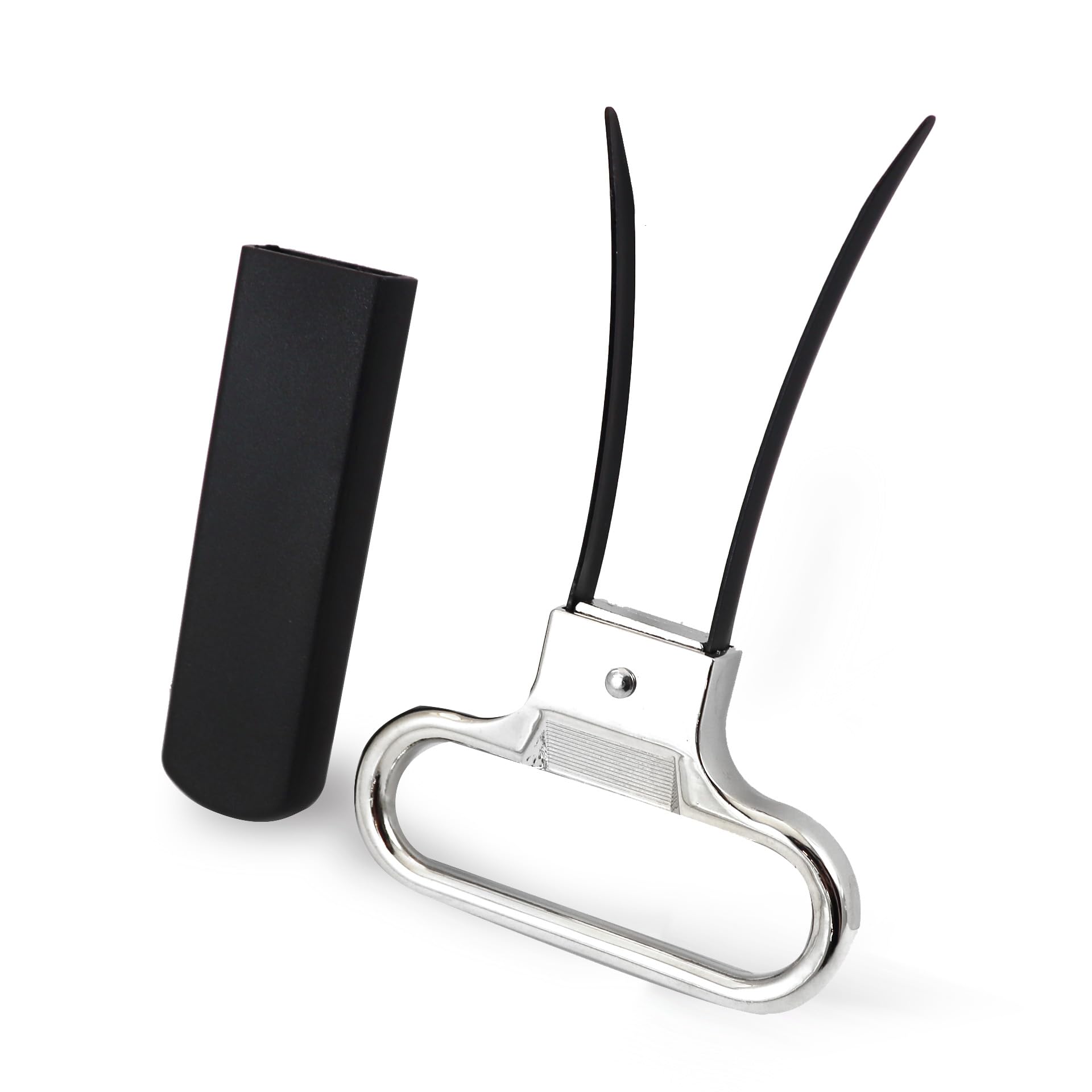 Fackelmann Cavatappi Estrattore di Sughero Professionale, Apribottiglie a due punte, materiale resistente in lega di zinco e ABS, dimensioni 11 x 5 cm