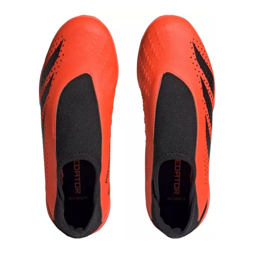 adidas Predator Accuracy .3 Youth Laceless Turf Soccer Shoes (Team Solar Orange/Core Black/Core Black, US Footwear Size System, Big Kid, Numeric, Medium, 6)