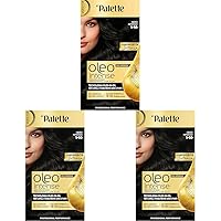 Syoss by Palette Oleo Intense, 1-10 Nero Intenso (Confezione da 3)