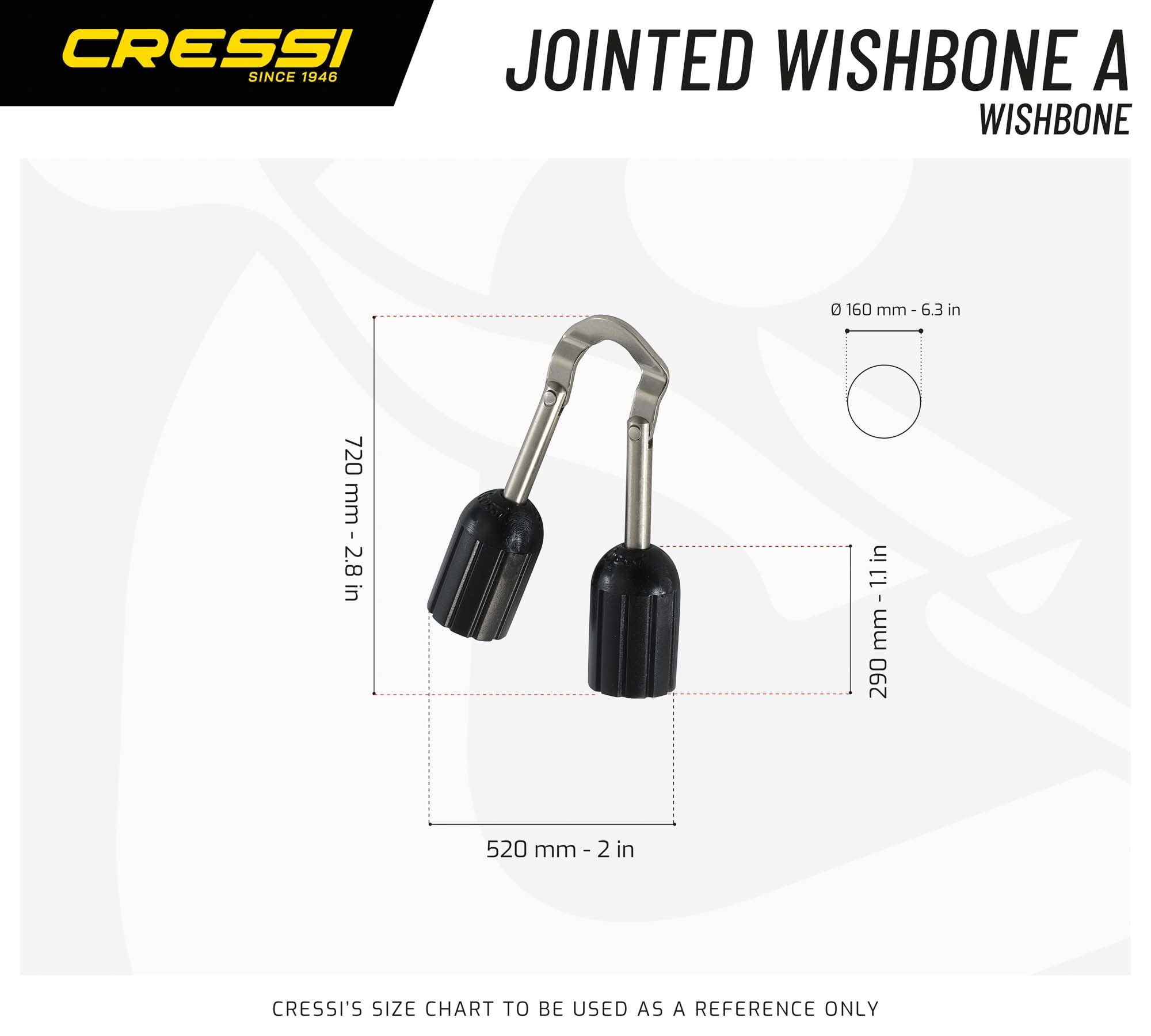 Cressi Jointed WISHBONES Type A