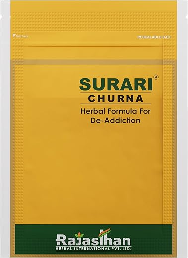 Surari Churna| Natural Anti-Alcohol Support | Helps Reduce Cravings for Liquor, Beer, Wine &amp; Whiskey | 100% Ayurvedic Herb...