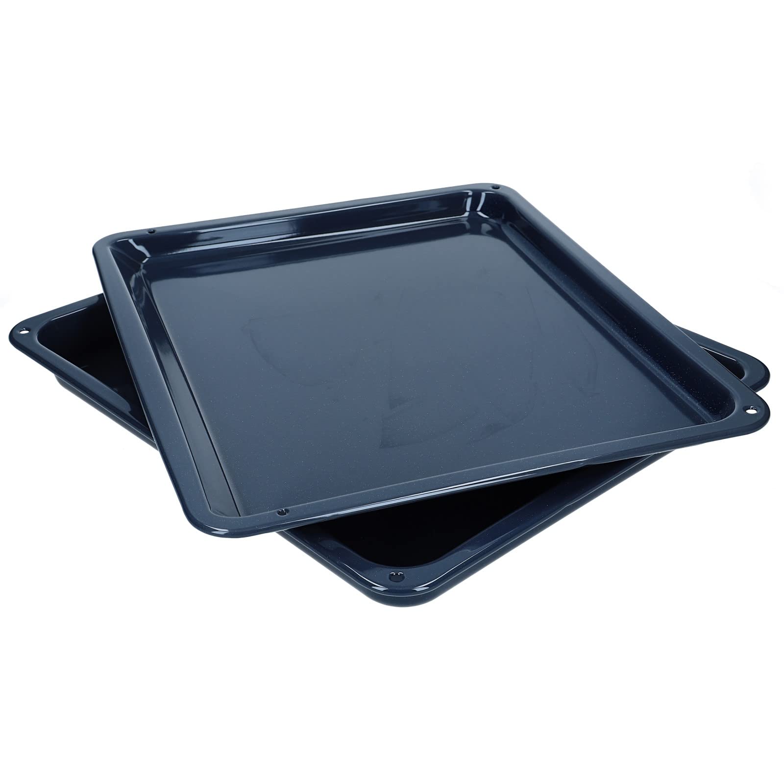 Backblech Set 2 Stück 426x360 mm kompatibel mit AEG Electrolux Privileg Küppersbusch hoch und tief 3870287202 und 3870288200 für Backofen