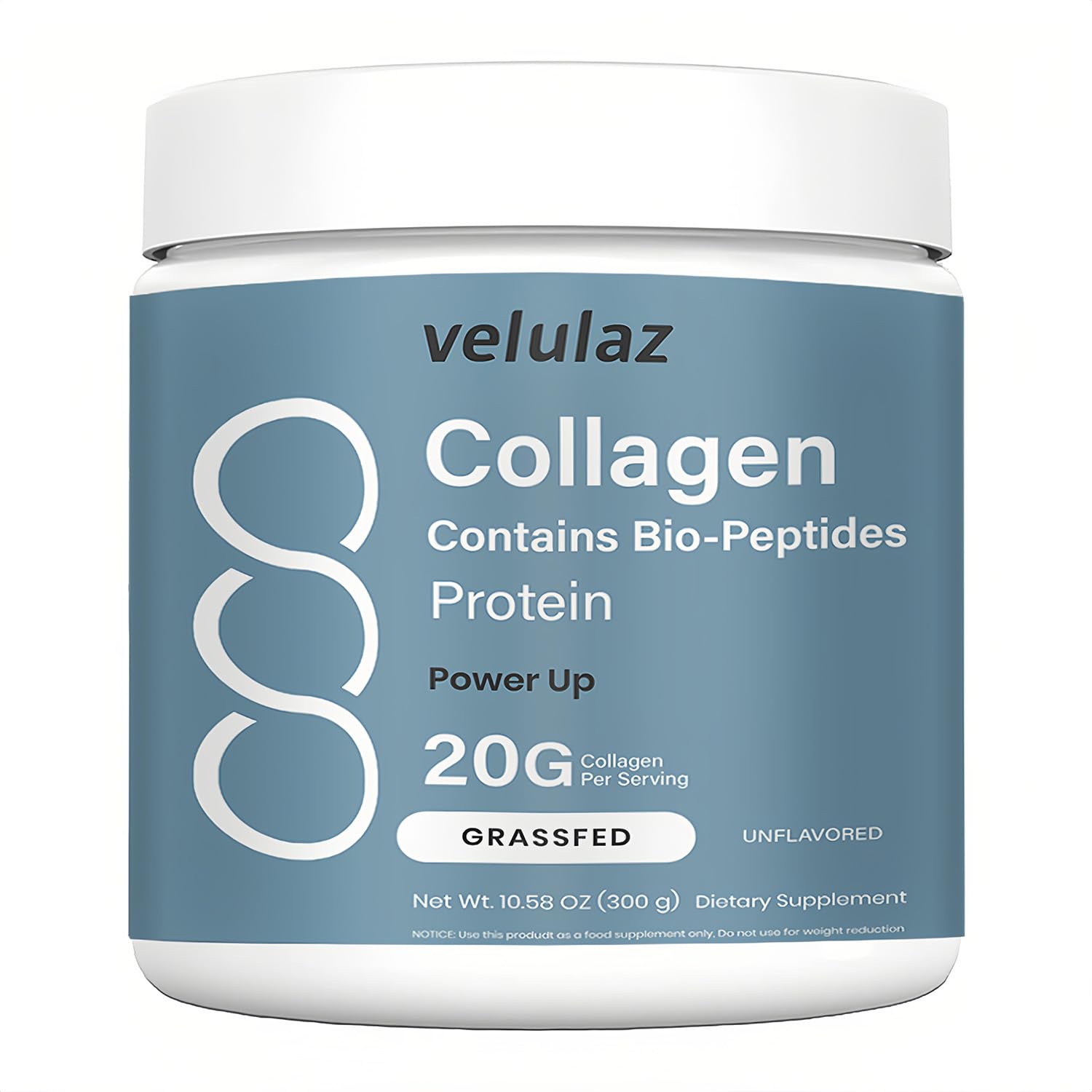 Multi Collagen Bio-Peptides Powder-Advanced with Hyaluronic Acid and Vitamin C -10 Super Types of Collagen-Superior Absorption Formula -for