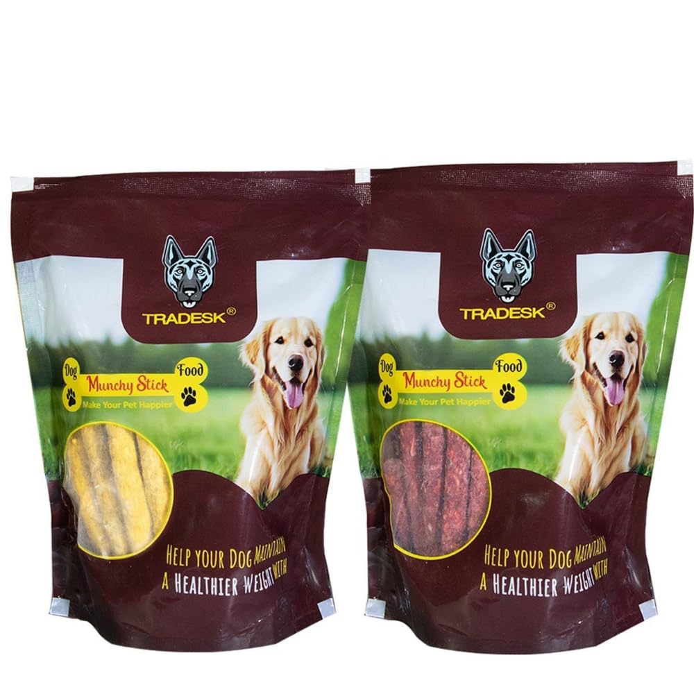 TRADESK Dog Chew Sticks Munchy Stick Mix Flavour 1 Kg Chicken and 1 Kg Mutton, 2 Kg, Dog Snacks, Dog Treats (B0BBZHQWL2) Amazon Price History, Amazon Price Tracker