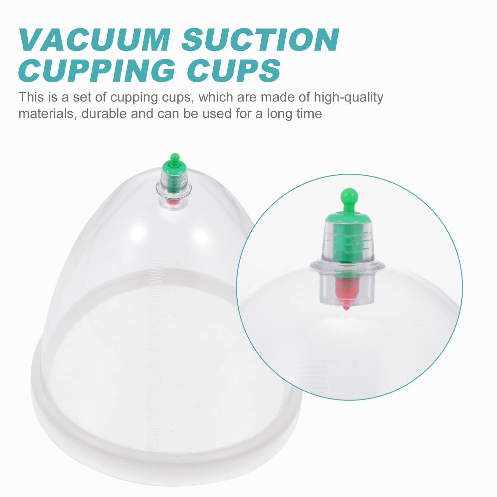 Ciieeo Augmentation Set Vacuum Cups for Chest and Body Pain Relief Skin-Friendly Material 5.91X5.31X5.12In - Image 2