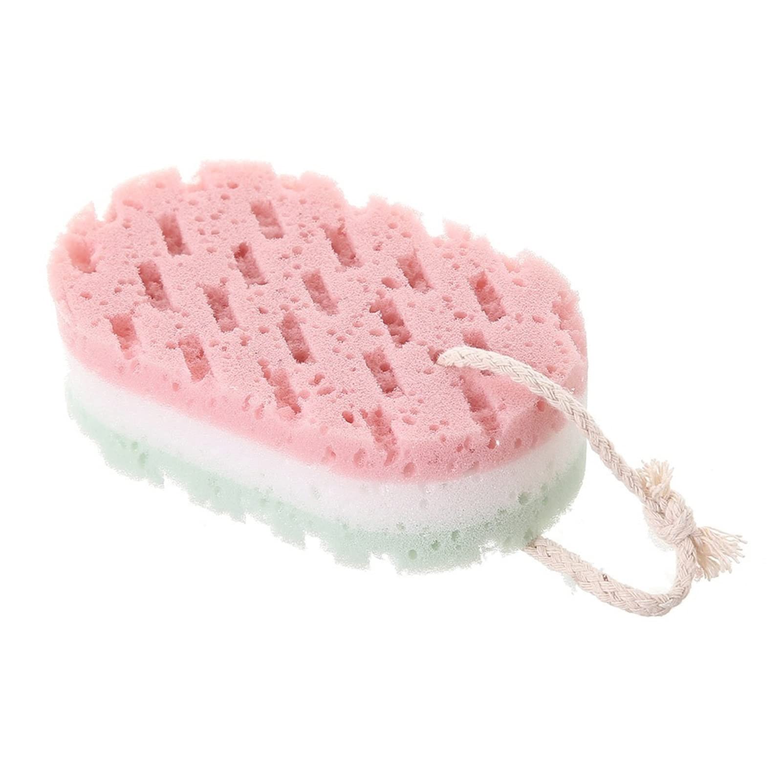 Esponja para la ducha, Cepillo de esponja baño corporal en polvo for limpieza y masaje la piel ducha