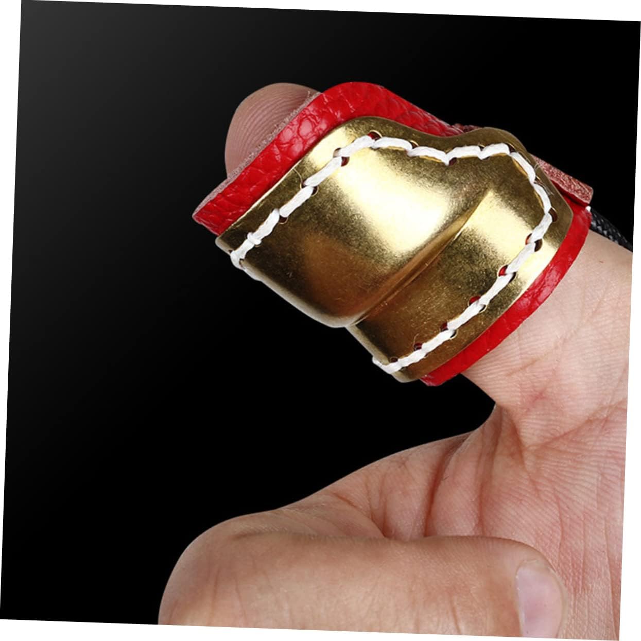 BESPORTBLE 2pcs Guard Sleeve Bow Fingers Outdoor Cover Finger Protection Right Archery Copper for Shooting