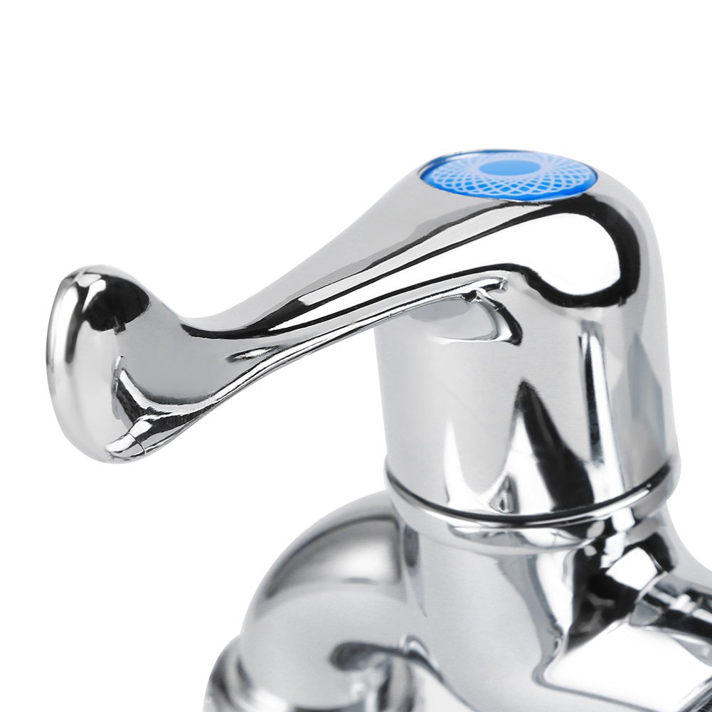 Washing Machine Faucet Environmental ABS Sink Basin Water Tap with Double Spout Handle 1 — view 6