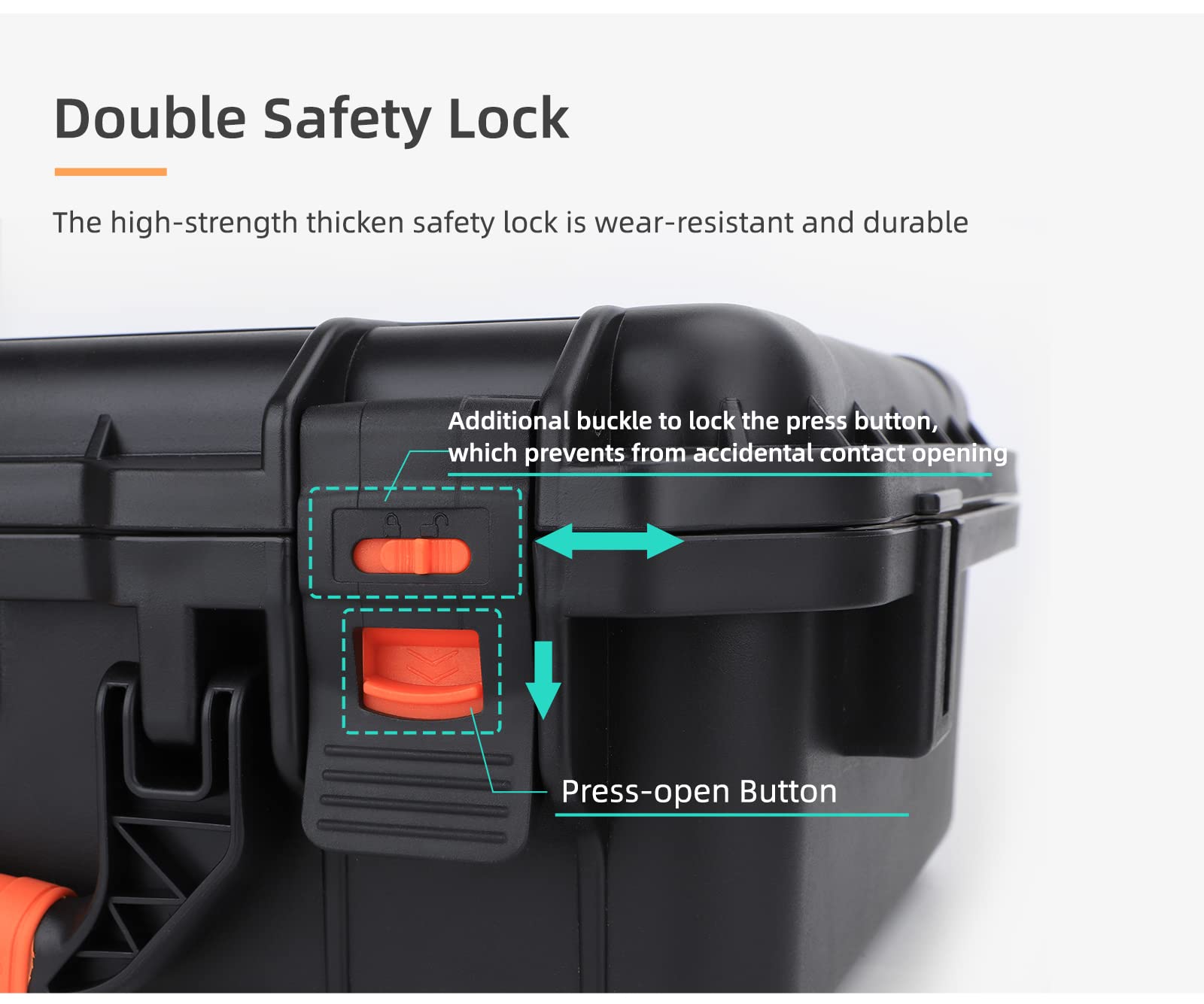 Custodia rigida impermeabile per DJI Avata Goggles V2 Pro-View Fly Smart Combo Custodia per Drone Antigraffio Antiurto Antivibrazione, Nero , valigia