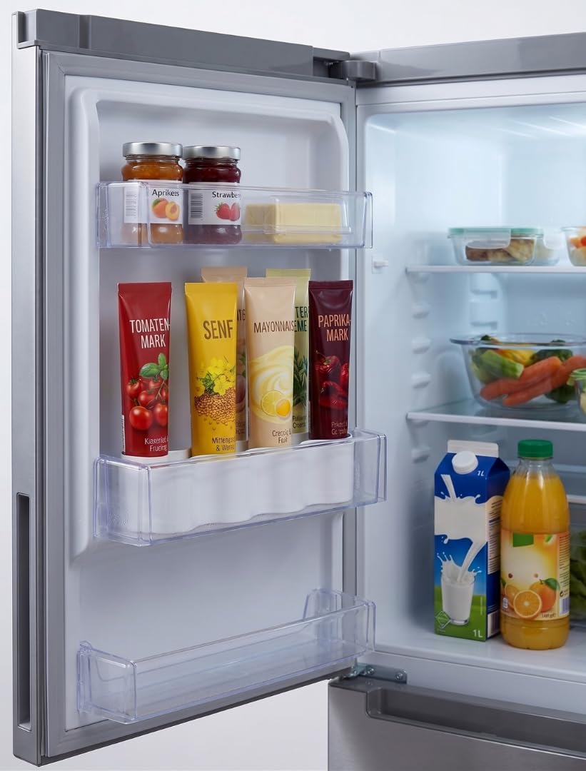Naturalspring® Tuben Aufbewahrungsbox Organizer für Standardtuben Weißer Tubenhalter – Ordnung im Kühlschrank & in der Küche Küche, Haushalt & Wohnen