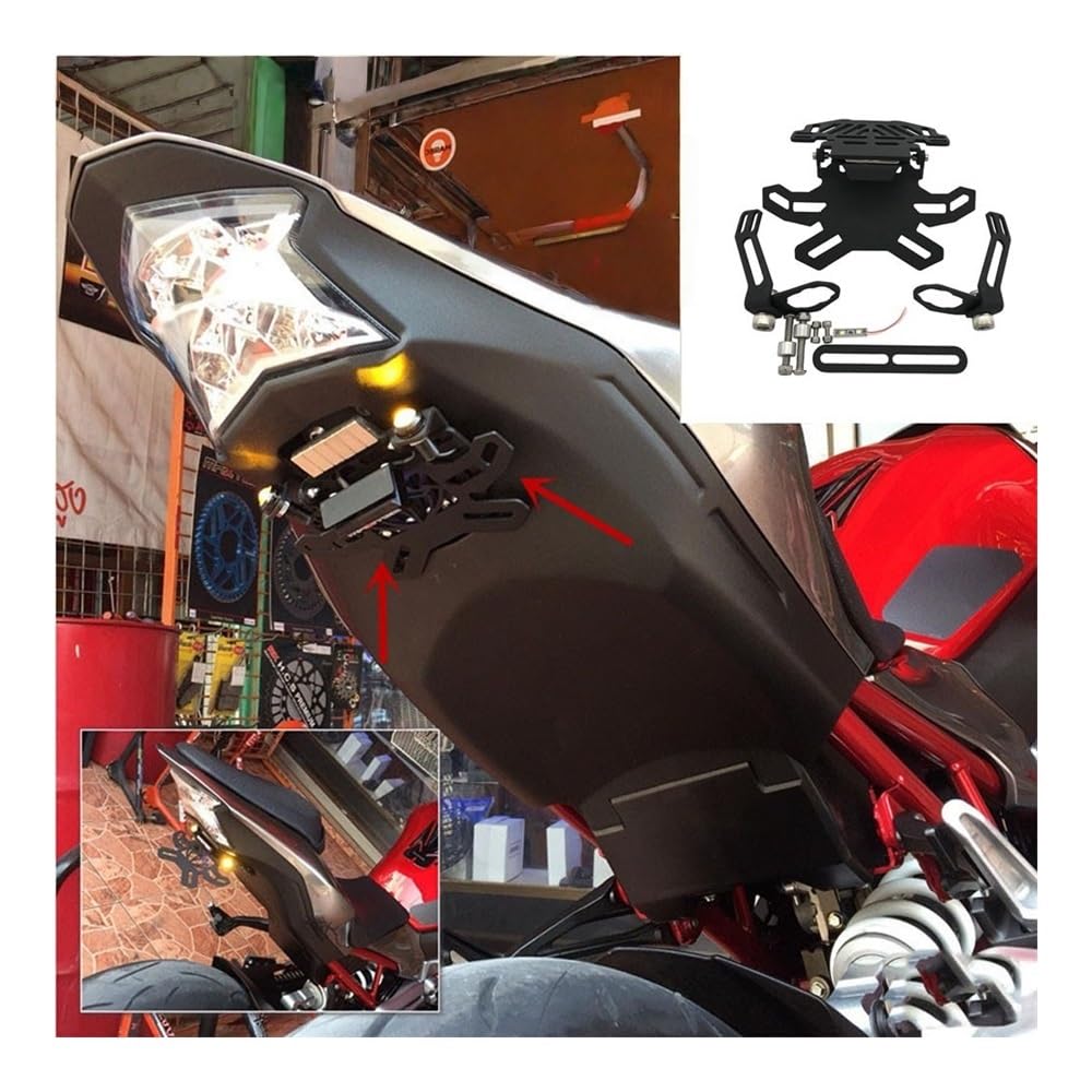 Soporte de matrícula Motocicleta para Be&Nelli TNT125 TRK502 TNT300