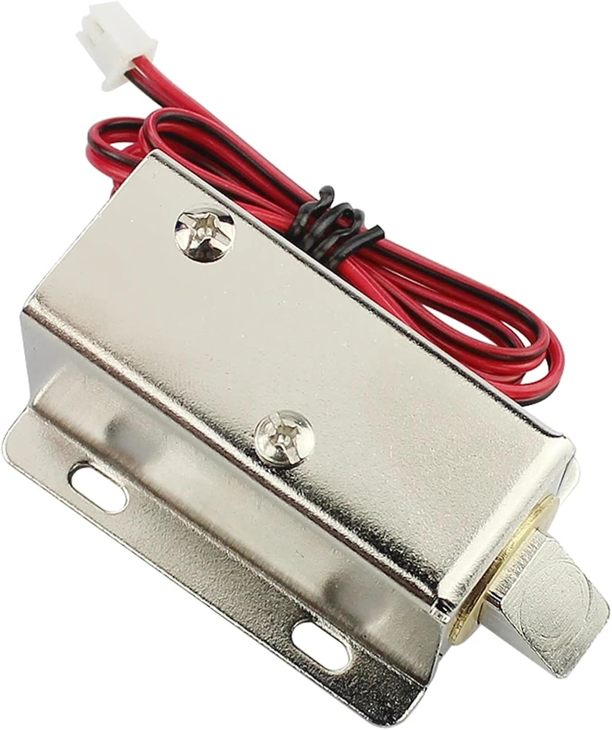 Mini Electromagnetic Lock DC12V Small Electric Control Cinet Electronic Door Solenoid 1Pcs(LY03A and Buckle)