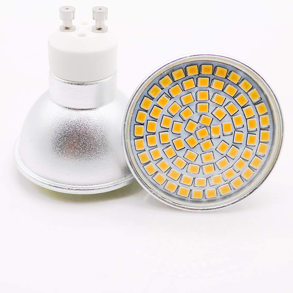Xindaxin - Bombillas LED (GU10, 5 W, no regulable, sustituye a 45 W, 450-480 lm, luz blanca cálida, 2800-3200 K, 120 °, 20 unidades)