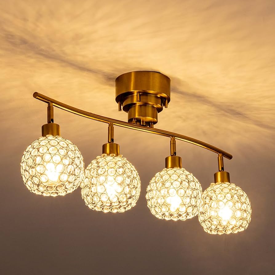 Amazon.co.jp : Chende シーリングライト 北欧 4灯 LED対応 E26