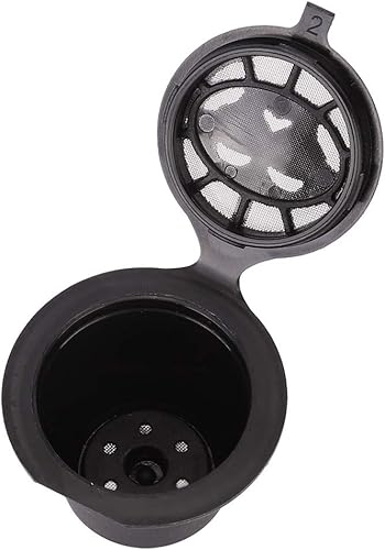 Miniatura 7 de 3 cápsulas reutilizables para el hogar, cápsulas de café para el hogar, cápsulas recargables aptas para Nespresso (negro)
