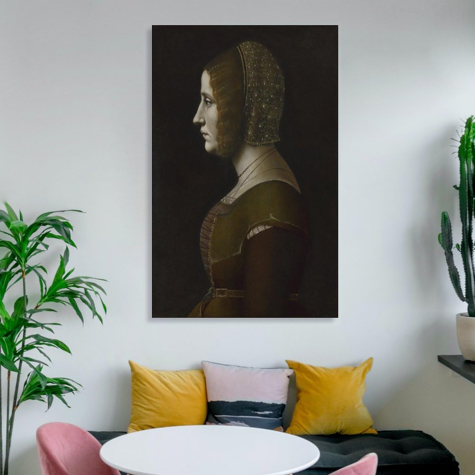 Amazon.co.jp: Leonardo Da Vinci レオナルド・ダ・ヴィンチ「横顔の