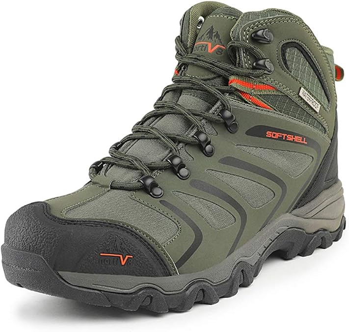 NORTIV 8 Men's Waterproof Hiking Boots Outdoor Shoes