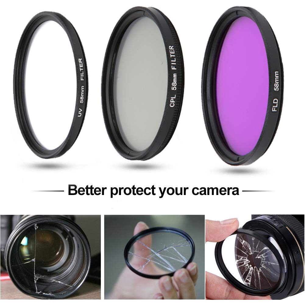 Set Filtri Macro da 58mm, Filtro di Lenti per Fotografia