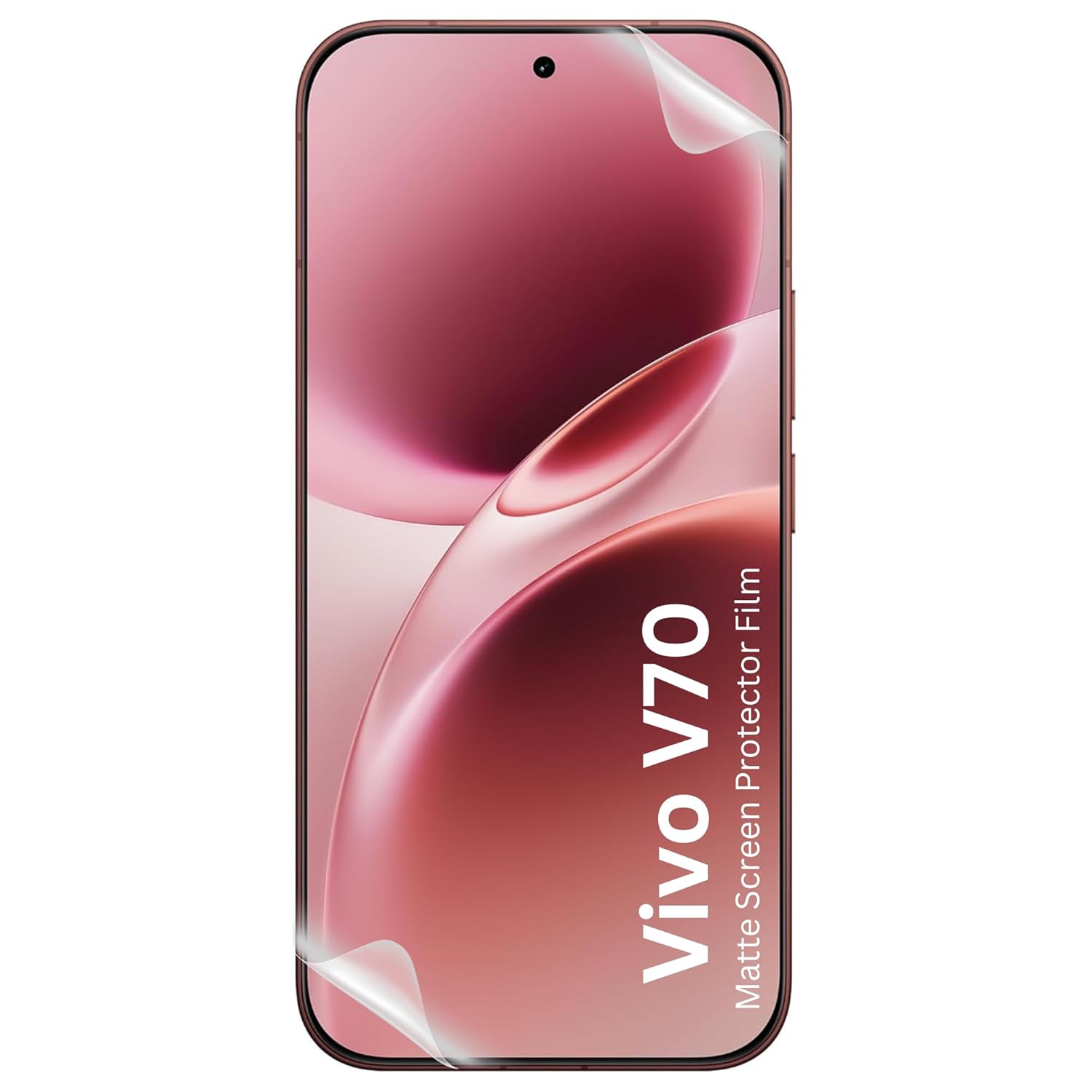 Casodon Matte Finish Screen Guard for Vivo V70 | Hydrogel Anti-Glare Film | Edge to Edge, Anti-Fingerprint, Self-Healing Vivo V70 Screen Protector – Matte