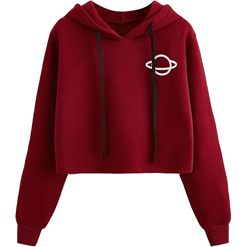 MakeMeChic Women's Casual Drawstring Pullover Hoodies Hoodie Sweatshirt