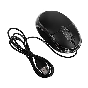 Angoily Optical USB Mouse with Dpi Precision Ergonomic Design for Comfortable Long-Term Use Office Work Pc Laptop and