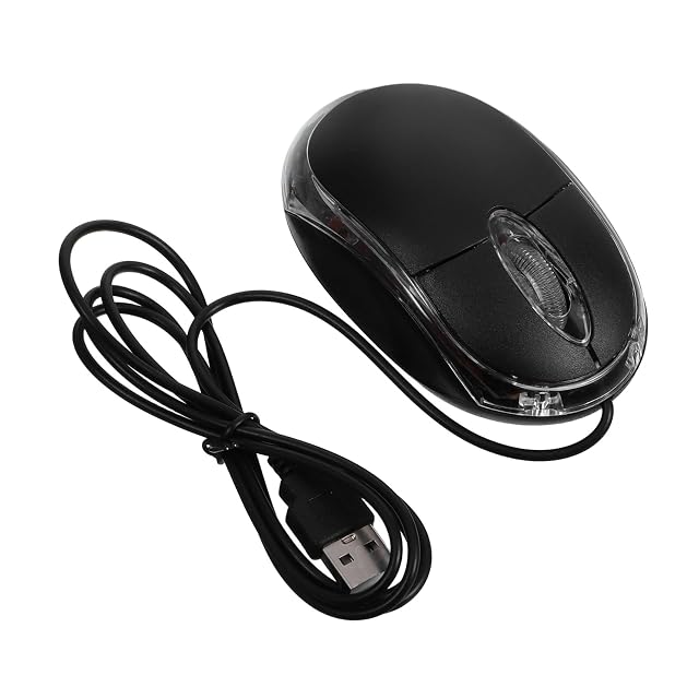 Angoily Optical USB Mouse with Dpi Precision Ergonomic Design for Comfortable Long-Term Use Office Work Pc Laptop and