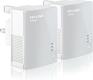 TP-LINK TL-PA411KIT AV500 500 Mbps Nano Powerline Adapter Starter Kit - Twin Pack (Renewed)