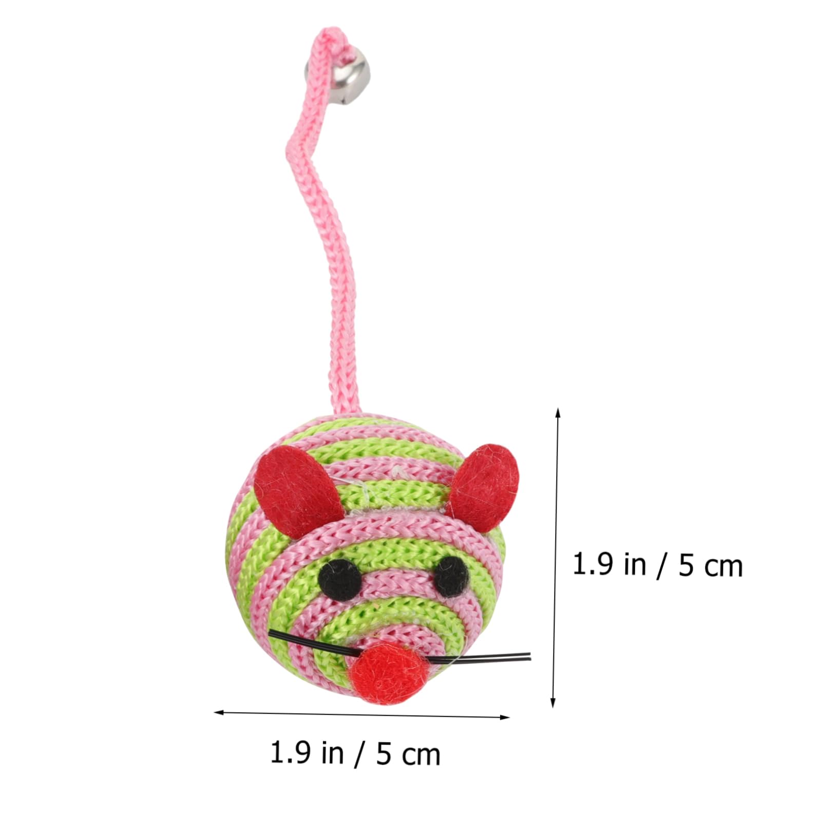 INOOMP 24pezzi Giocattoli Interattivi Nylon Per Topini Per e Attività Per e Gattini Colori