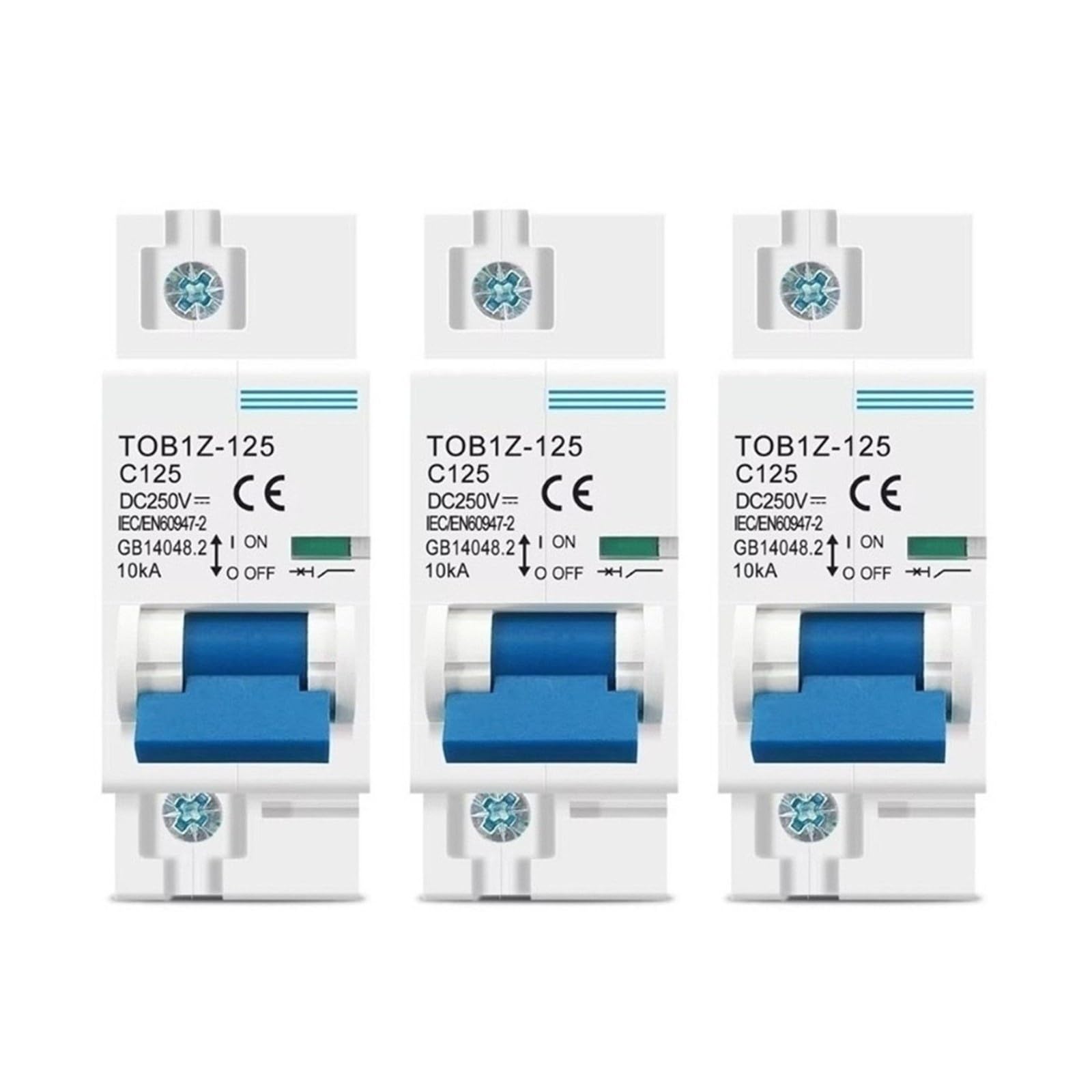 DC MCB Impianto fotovoltaico 1P 80/100/125A 250V curva C