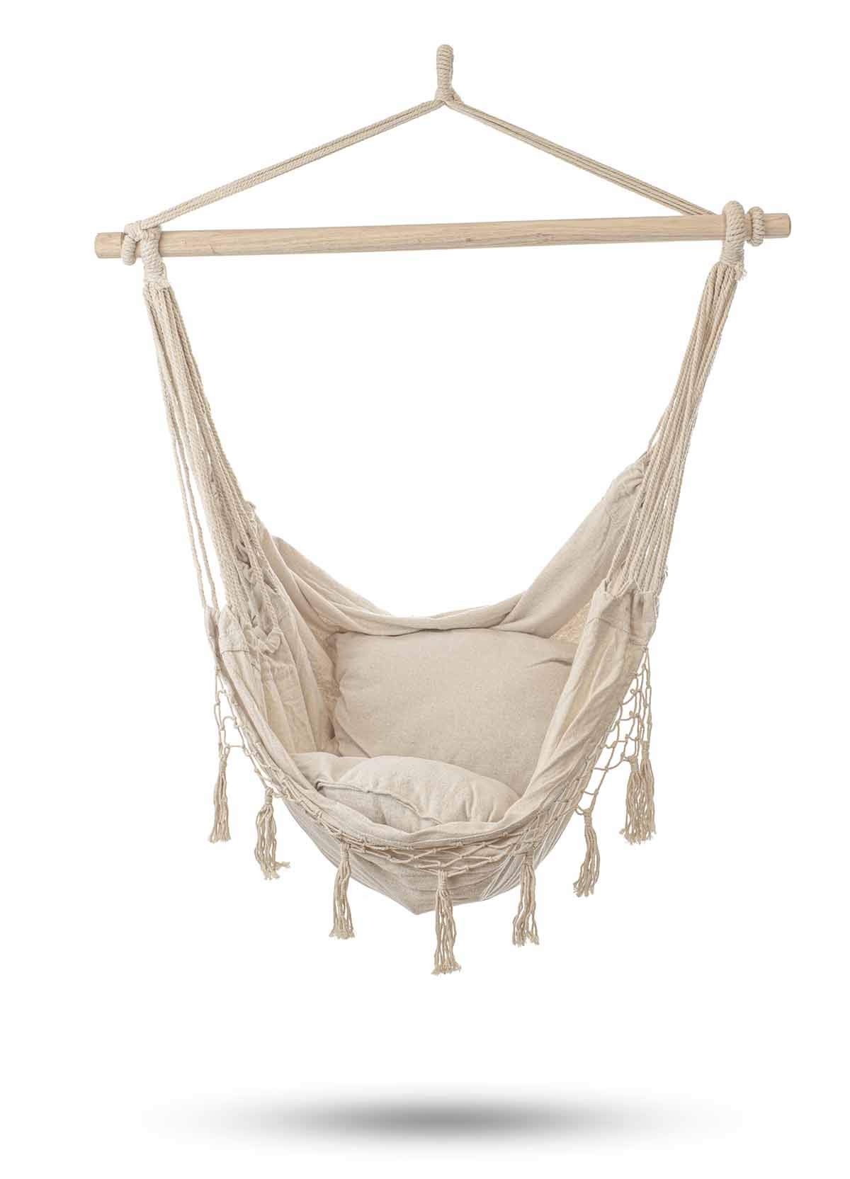 Poltrona sospesa per terrazze, cortili, giardini, esterni, campeggio, giardino e viaggi