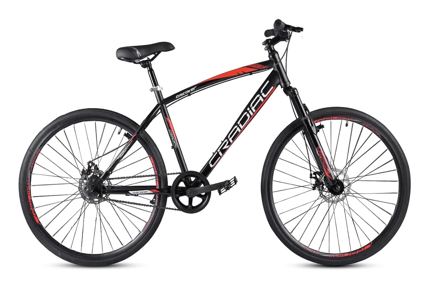 700C Hybrid Bicycle - CRADIAC Discover -Fully Fitted Bicycle