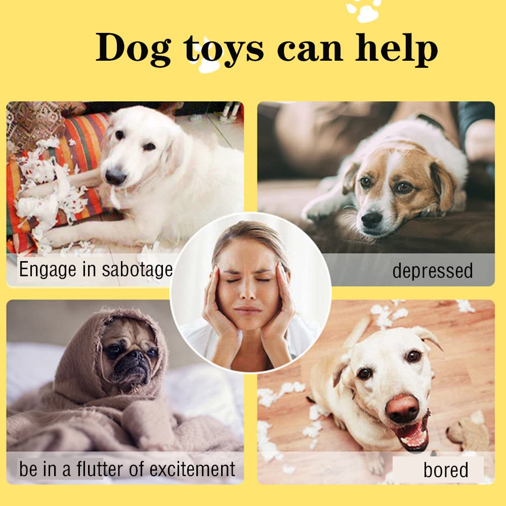 【キー坊】Swing Toys Swing Dog Fivean Dog Interactive Toy Swing Ball, Squeak Swing Fun Sound Dog