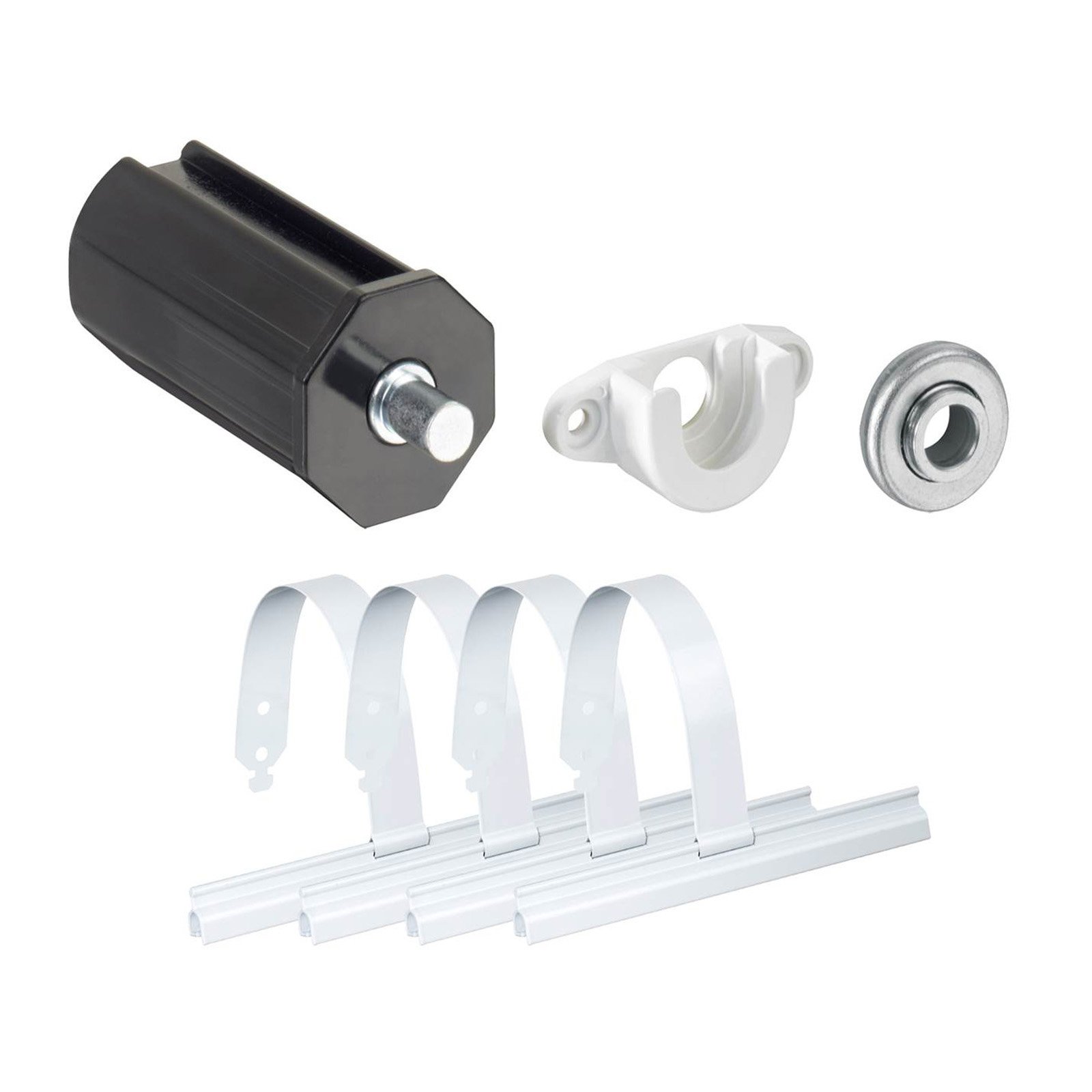NOBILY Ensemble composé d'un moteur de volet roulant Somfy LS40 Vulcan Force de traction 13 Nm (36 kg) SW40, roulement universel et kit mécanique Nobily