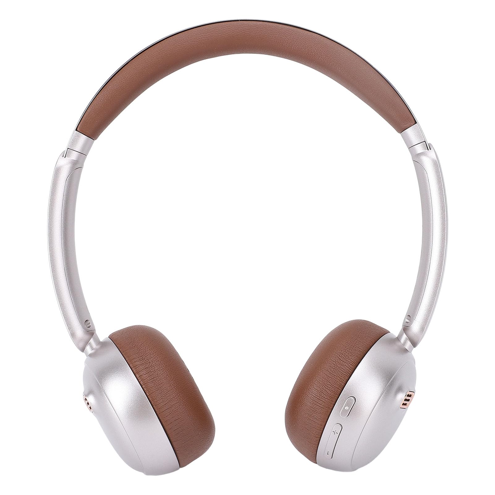 Tosuny Cuffie Bluetooth retrò con Cancellazione Attiva del Rumore, 45 Ore di Riproduzione, Cuffie Over ear in Stile Vintage per Viaggi, Spostamenti e Moda, Design Pieghevole (BROWN)