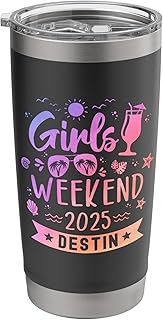 Beach Girls Weekend Getaway Girls Trip 2025 Destin Florida Stainless Steel Insulated Tumbler