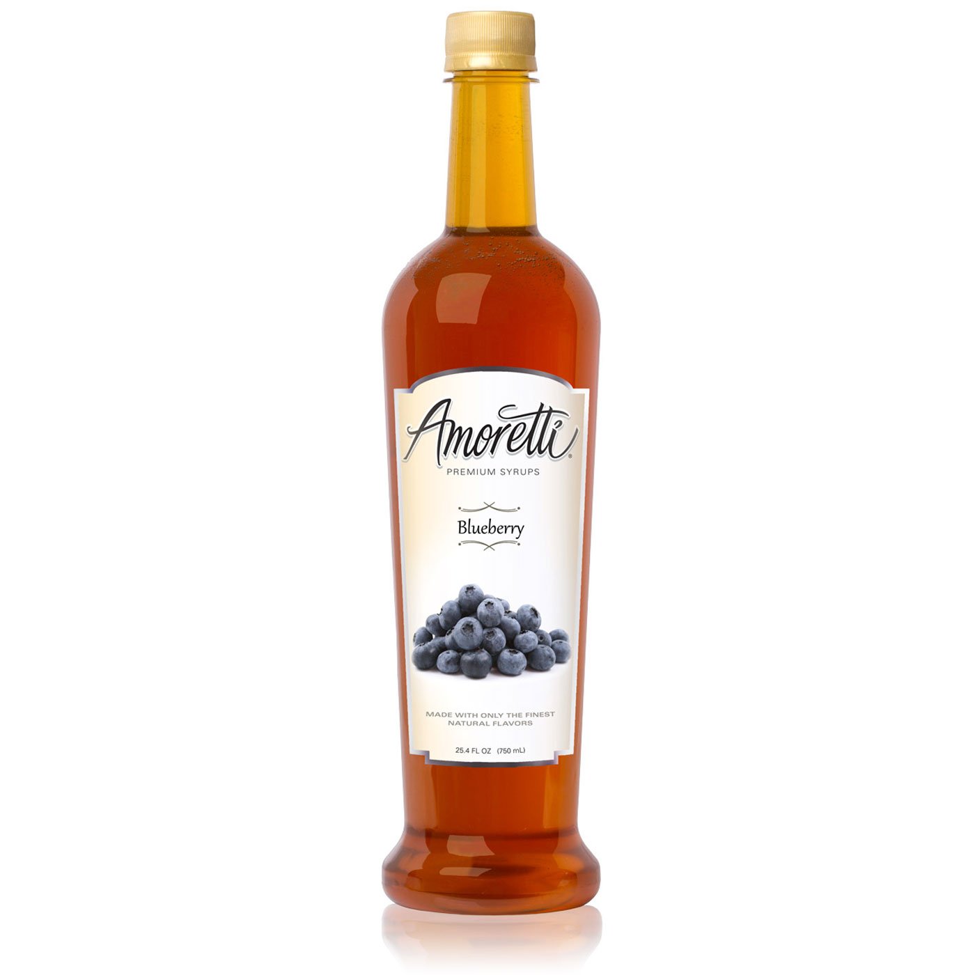 Amoretti Premium Syrup, Blueberry, 25.4 Ounce (Pack of 12)