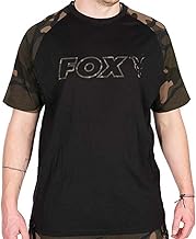 Fox Black/Camo Outline T-Shirt - Fishing Shirt