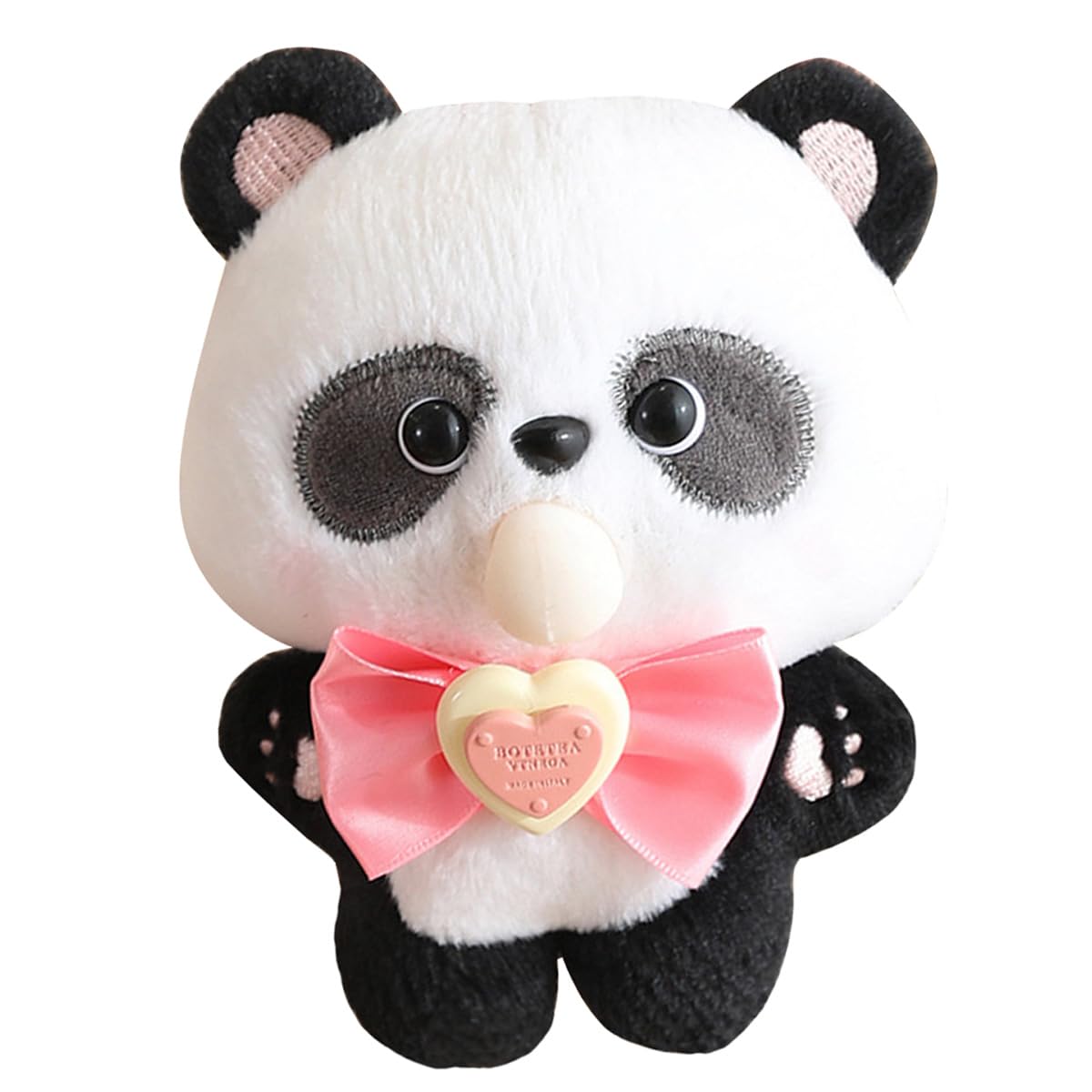 Cute Panda Soft Stuffed Animals Toy Doll 6 Inch Pink Panda Plushie Toys for Best Gifts Party Favors