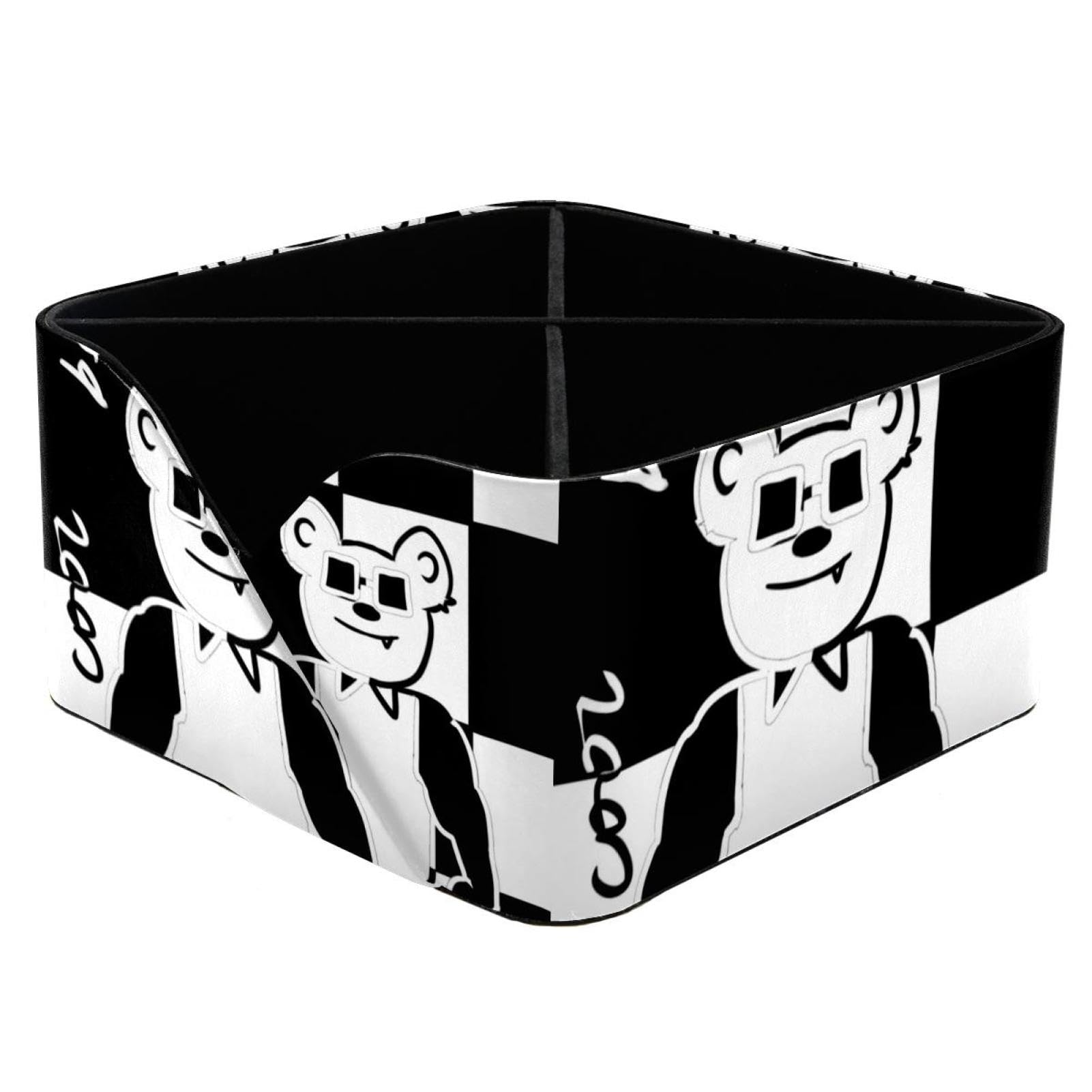 Organiseur de bureau Cool Bear rectangulaire avec compartiments pour cosmétiques