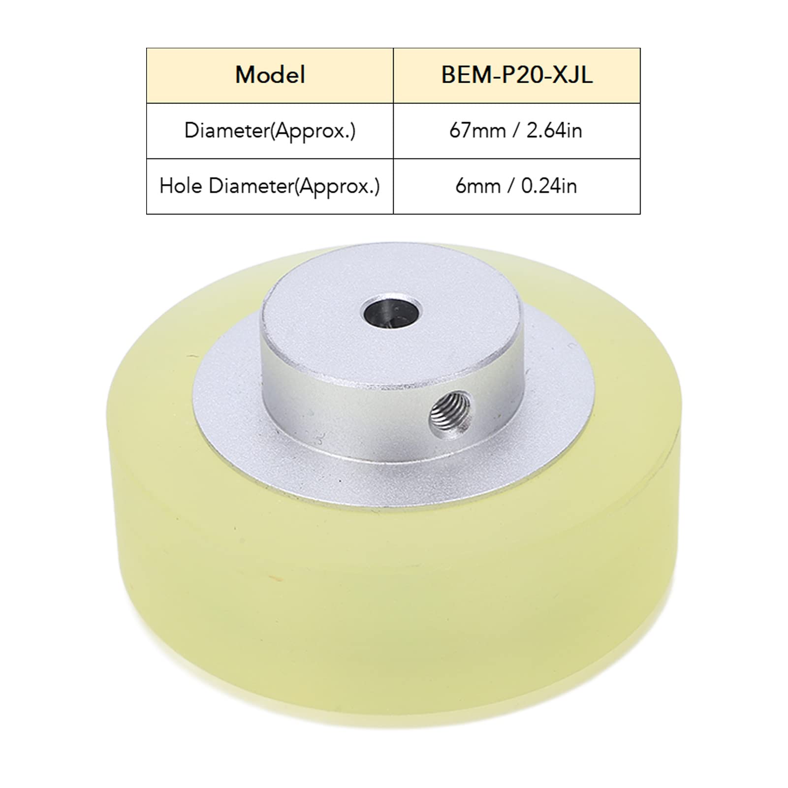 Ruota Encoder In Gomma Da 6mm - Misuratore Di Lunghezza E Posizione Per Tubi, Cinghie E Lamiere