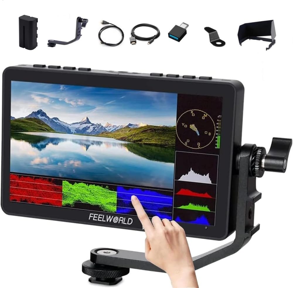 Amazon.com : FEELWORLD F5 PRO 5.5 Inch Camera Field Monitor Touch 