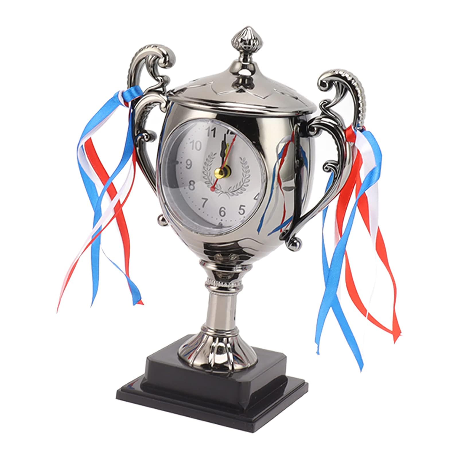 Hsioluted Trophies Alarm Clock Elegant Trophies Model Desk Clock Award Alarm Enhances Any Room ' s Ambiances Analogue Bedside