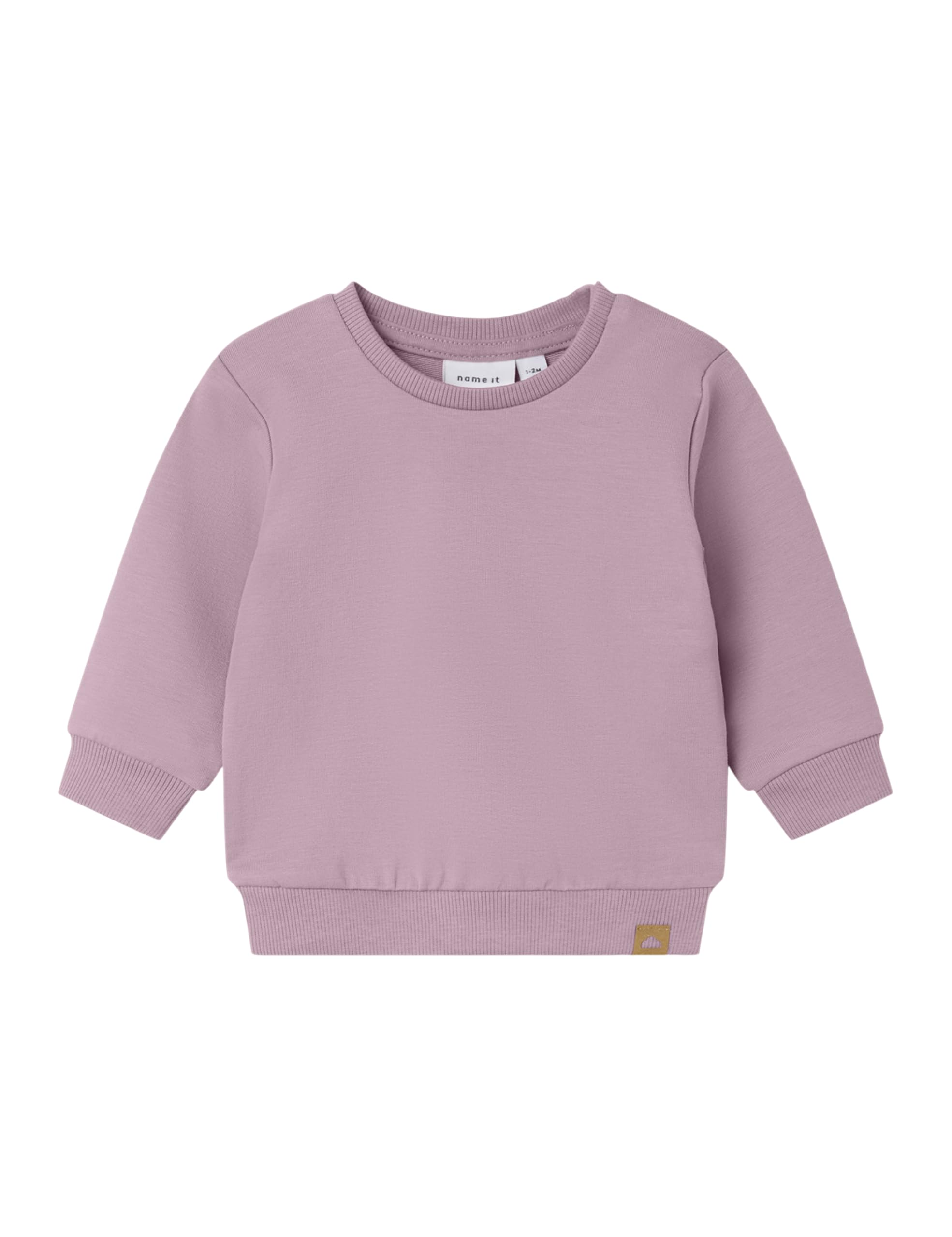 Name IT Unisex Nbntakki Ls Sweat Noos, Dawn Pink, 80